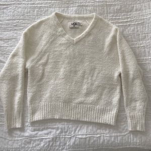 UGG sherpa v-neck dolman sweater